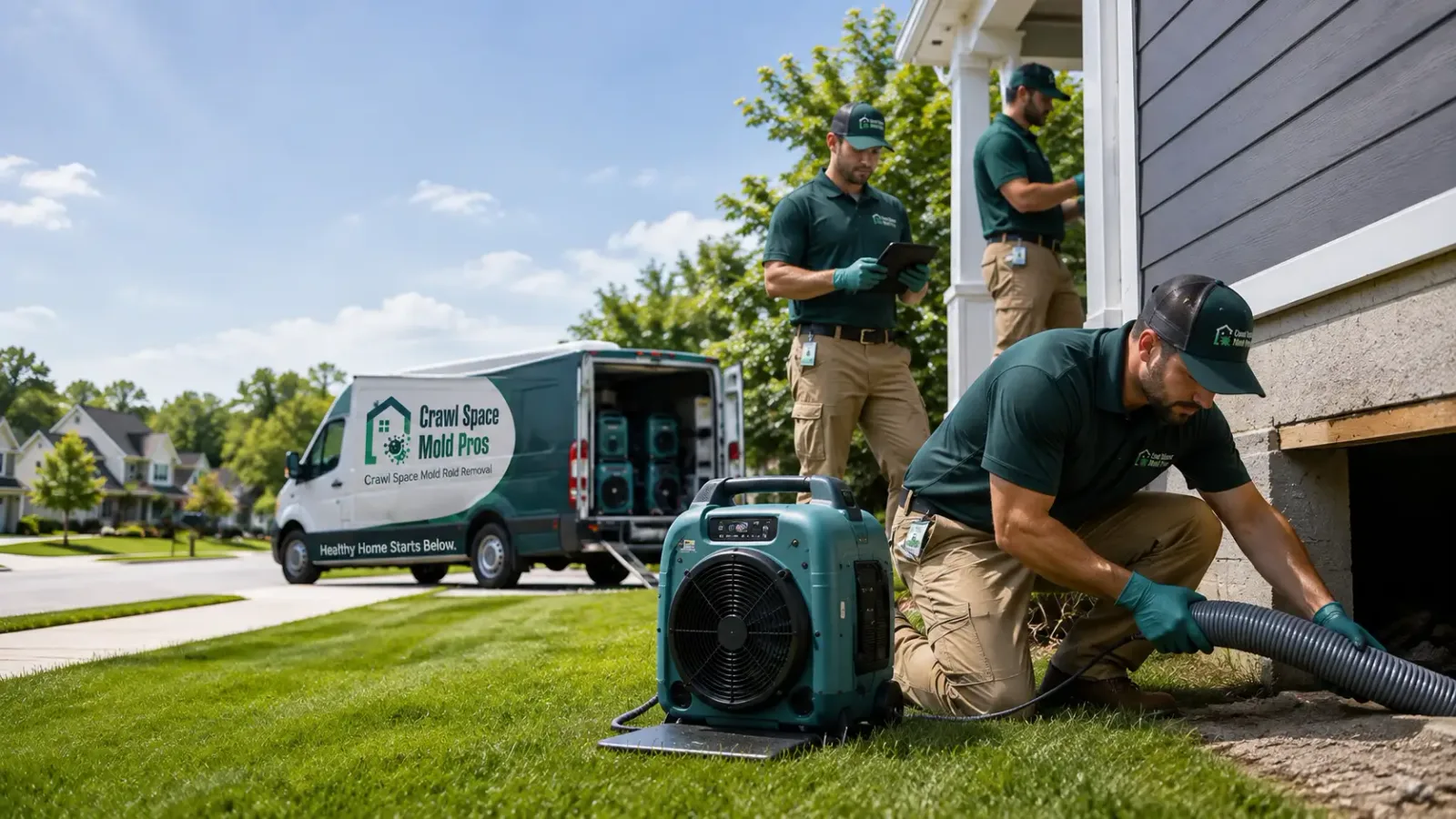 Crawl Space Mold Removal in Nashua, IA